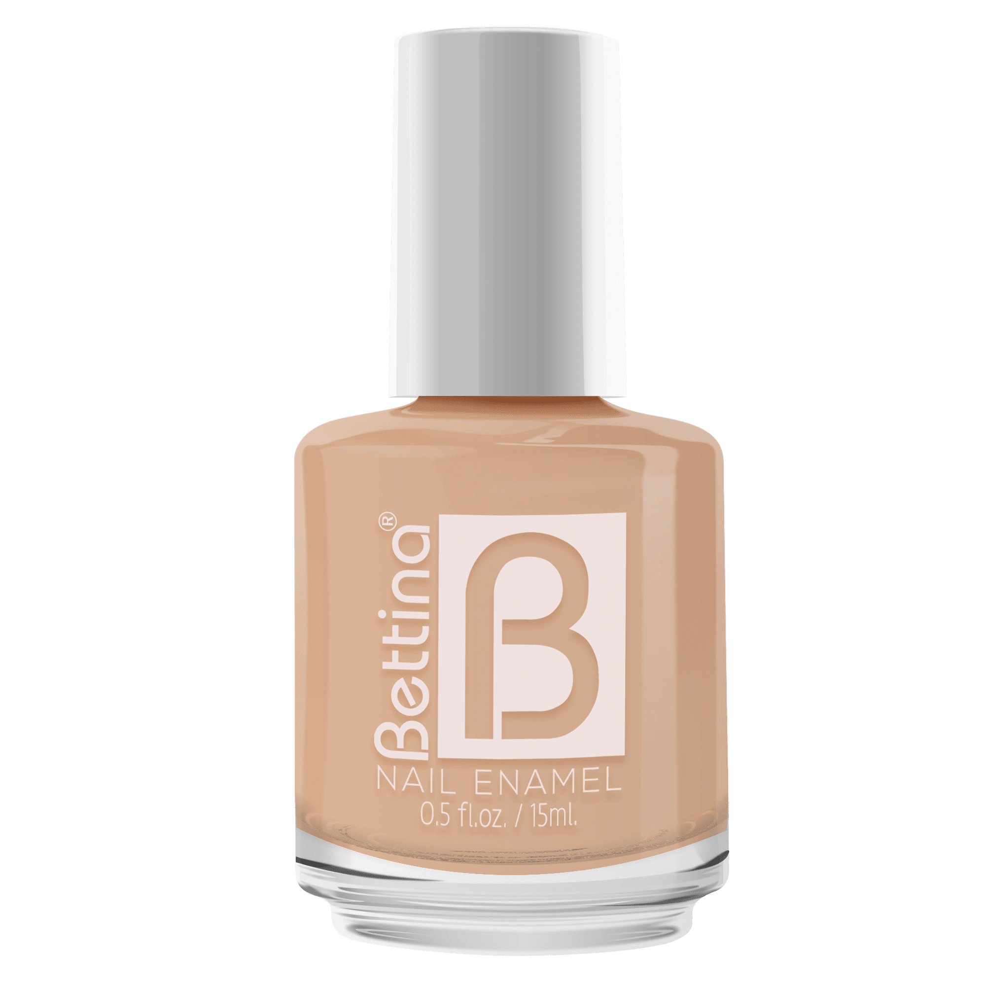Bettina Salon-Quality Vegan Nail Polish, Nude, 0.5 fl oz Bottle