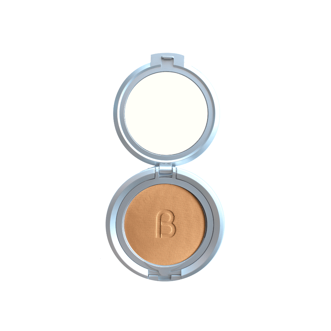 Bettina Dual Foundation Powder, Wet/Dry Pressed Powder, All Skin Types, Matte Finish , with Aloe Vera and Lecithin, Forever Beige, 0.35 oz