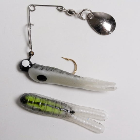 Betts 020ST-15N Spin Split Tail Lure 7/8" 1/50 oz Bull Frog