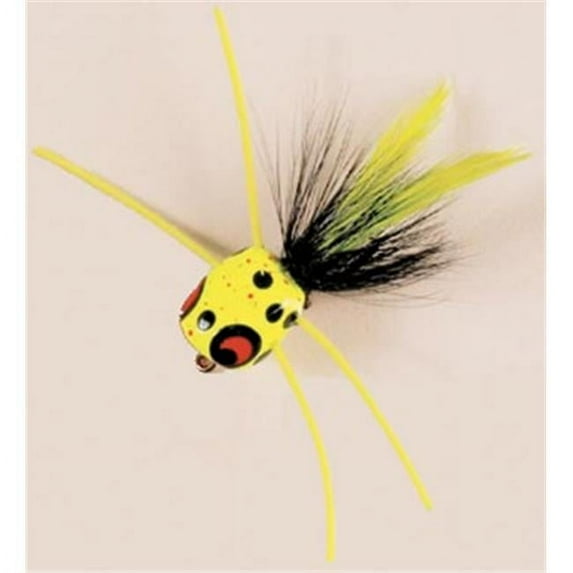 Betts 7/10/2005 Frugal Frog Chartreuse #10 Cork Body Fly Fishing Lure