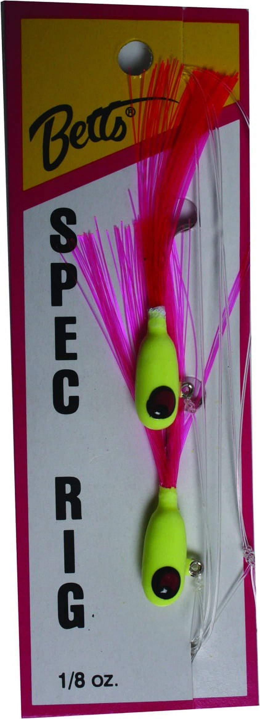 Spec Rig 1/8 Shrimp Glo/Shrimp Glo 2 Pc - Walmart.com