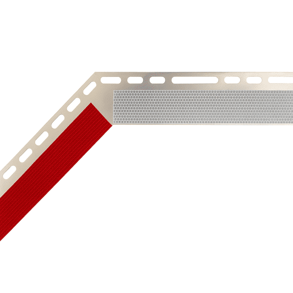 Betts Angled Reflective Strip RT35L ? Left Side Mud Flap Conspicuity Reflector Replacement