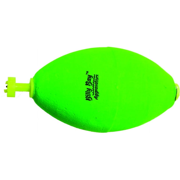 Betts Billy Bay Hi-viz Aggravator Weighted Rattle Float Fishing Terminal  Tackle, Chartreuse, 2 1/2