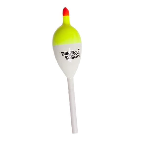 Betts Billy Boy Balsa Slip Fishing Float Unwgt Oval 1" White 2 Pc