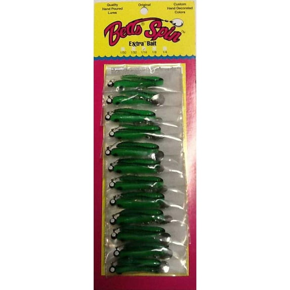 Betts Fishing Lure 022ST-21N Spin Split Tail Lure 1 1/2" 1/16 oz