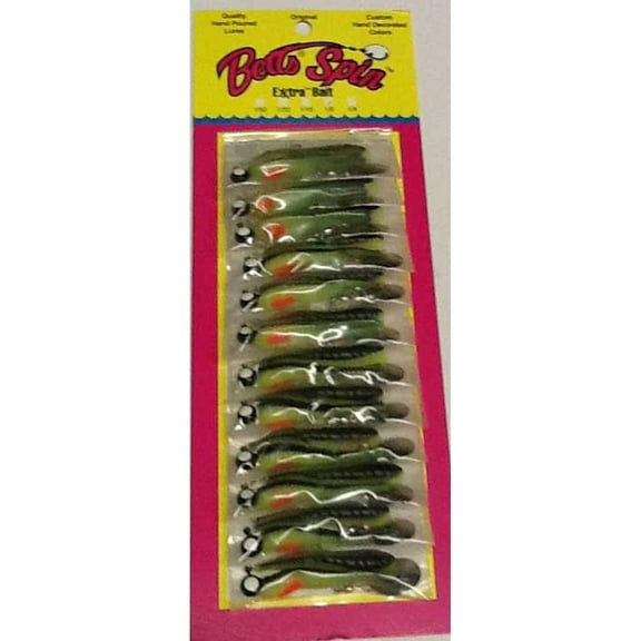 Betts Fishing Lure 023ST-29N Spin Split Tail Lure 2" 1/8 oz Black