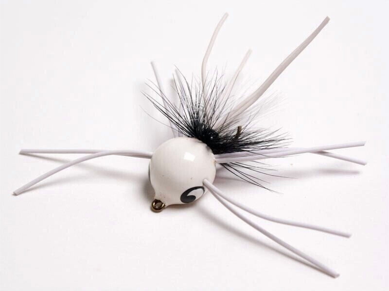 Betts 609-8-1 Pop N Round White Sz 8 Fly Popper Fishing Lure