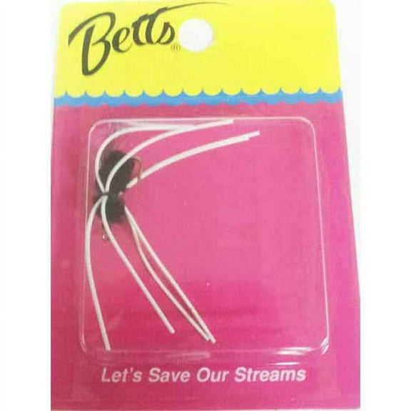 Betts Flies Bream Madness Fishing Lure, Black, Size 8