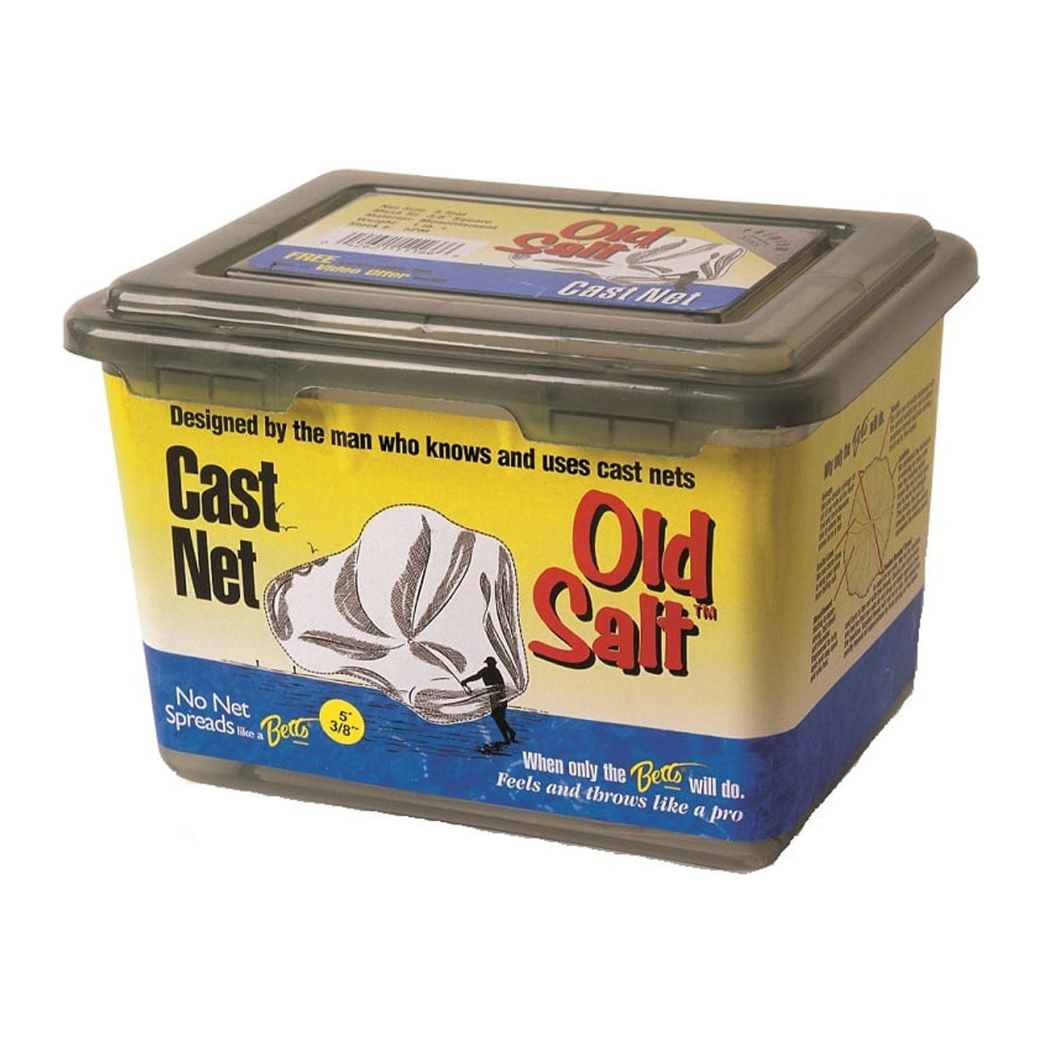 Betts Old Salt Cast Net 6 Ft. Mono 3/8 In. Mesh Box 