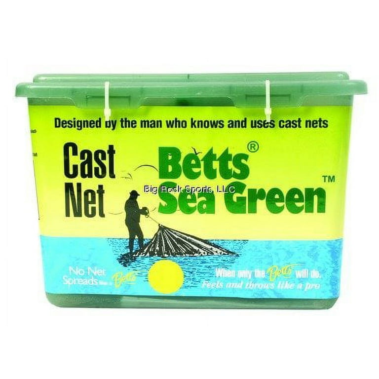 Betts Sea Green Mono Cast Net 5' 5/8 Mesh, 14-5 