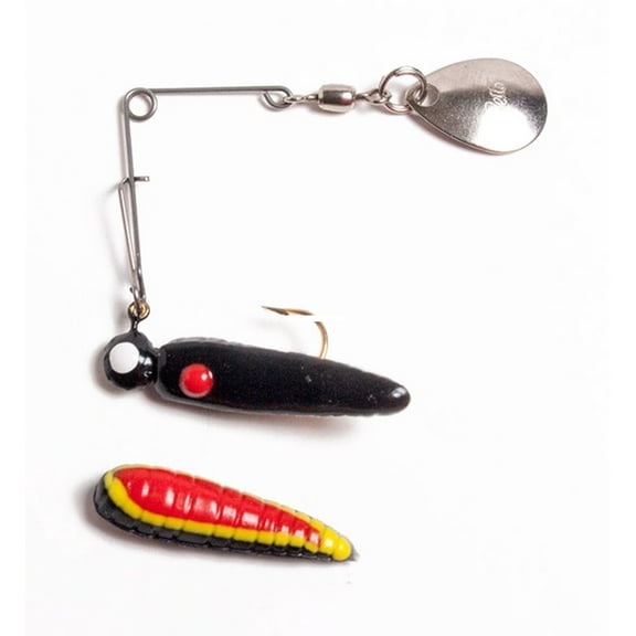 Betts Spin 1/32 Grub - Blk/Yll.Str/Red Belly