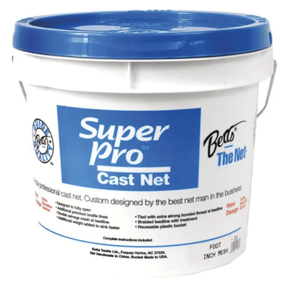 Betts Super Pro Cast Net - 8' - 1/4" Mesh