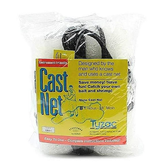 Betts Tackle CM6 Sportsman Series 3/8" Cast Nets Mono Netting 6 Foot - Fishing