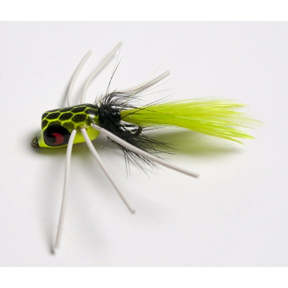 Betts Trim Gim Popper Size 8 Chartruese/Black/Yellow