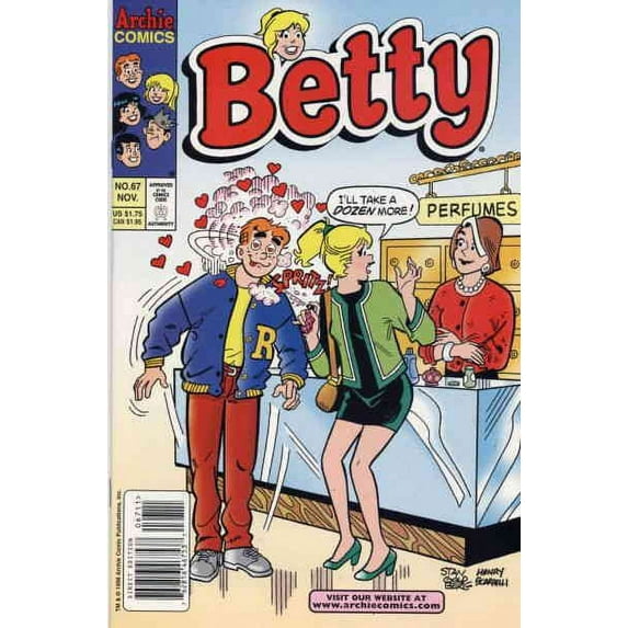 Betty #67 VF ; Archie Comic Book