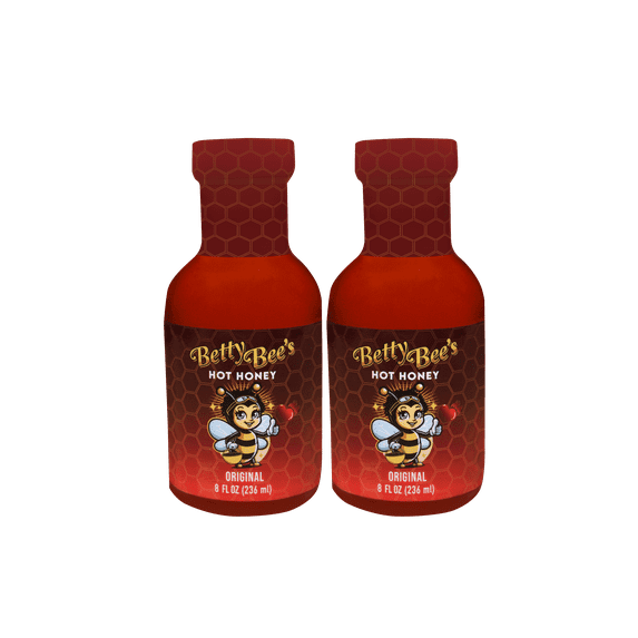 Betty Bee's Hot Honey Original Twin Pack 100% Organic Honey
