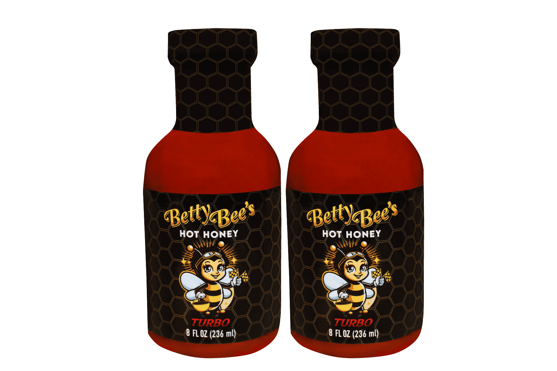 Batty Bee Betty Bee's Hot Honey Turbo Twin Pack 100% Organic Honey - Walmart.com