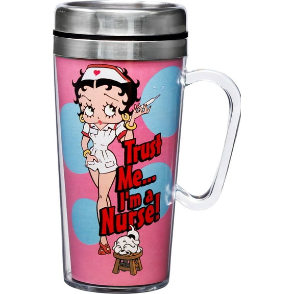 BETTY BOOP NURSE ACRYLIC MUG