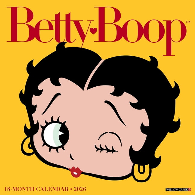 Betty Boop 2026 Wall Calendar, (Paperback) - Walmart.com