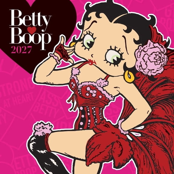 Betty Boop 2027 Mini Wall Calendar, (Paperback)