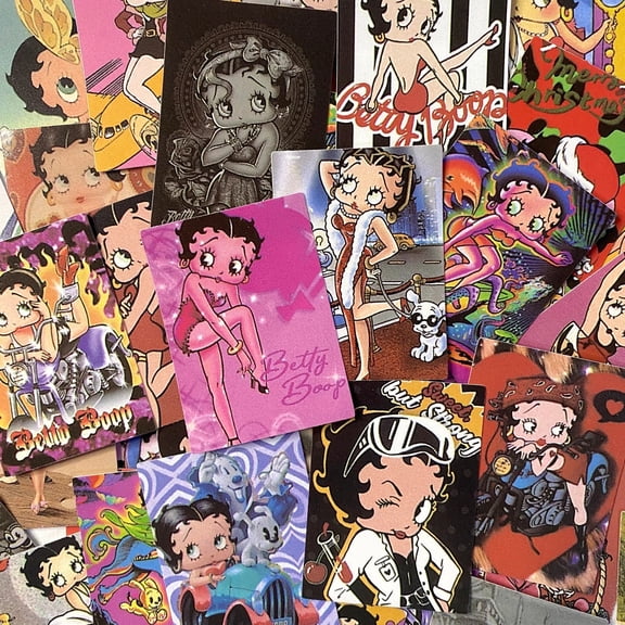 50pc Betty Boop Scrapbooking, Tablet, Phone, Laptop Sticker Pack