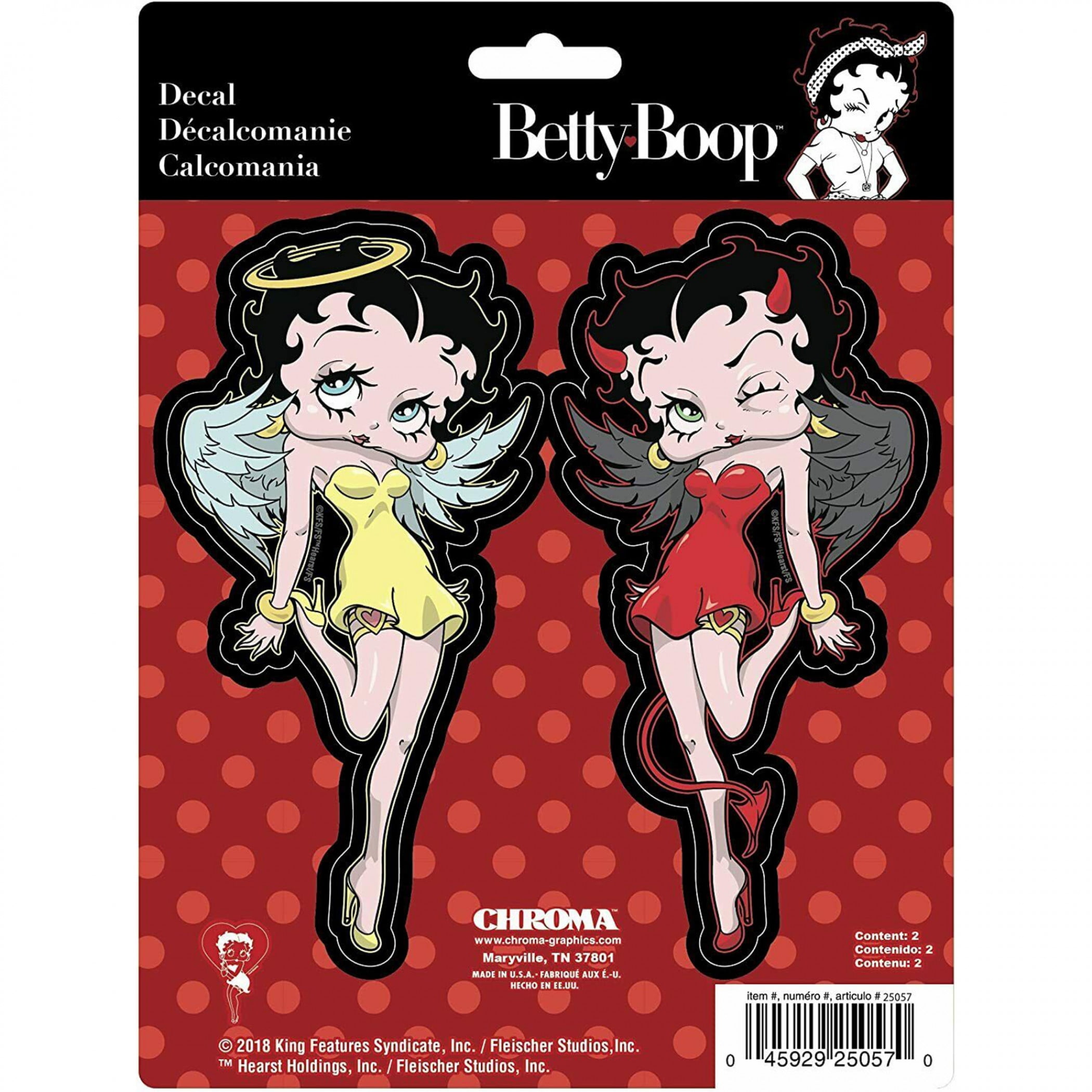 【中古】BETTY BOOP DEVIL ANGEL Buy Betty Boop Angel & Devil Car Emblem Online Kuwait | Ubuy