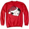 thumbnail image 1 of Betty Boop A Christmas Wink Unisex Adult Crewneck Sweatshirt, Red, Large, 1 of 4