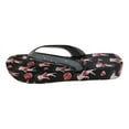 thumbnail image 1 of Betty Boop Adult Women Flip Flop Sandal Thong Slide Wedge (Size 6 Black Pose Wedge), 1 of 4