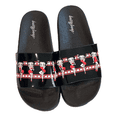 thumbnail image 1 of Betty Boop Adult Women Flip Flop Sandal Thong Slide Wedge (Size 8 Black Betty Slide), 1 of 1