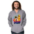 thumbnail image 1 of Betty Boop Air Brushed Hot Stuff Zip Hoodie Sweatshirt Women Brisco Brands S, 1 of 6