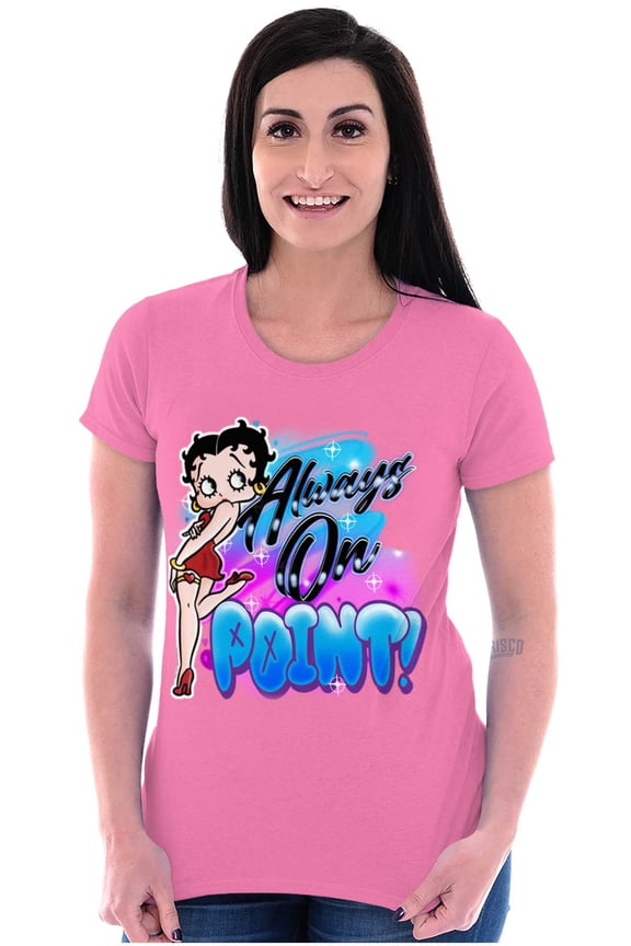 Air Brushed On Point Women's T Shirt Ladies Tee Brisco Brands X