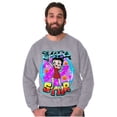 thumbnail image 1 of Betty Boop Air Brushed Supastar Women Crewneck Sweatshirt Brisco Brands M, 1 of 6