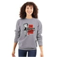 thumbnail image 1 of Betty Boop Alabama State Map Outline Women Plus Size Sweatshirt Brisco Brands 4X, 1 of 5