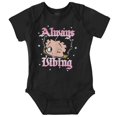 thumbnail image 1 of Betty Boop Always Vibing Diamonds Bodysuit Jumper Girls Infant Baby Brisco Brands NB, 1 of 6