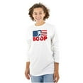 thumbnail image 1 of Betty Boop American Flag Patriotic Women Plus Size Long Sleeve Tee Brisco Brands 2X, 1 of 5