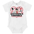 thumbnail image 1 of Betty Boop Anythings Possible Pun Bodysuit Jumper Girls Infant Baby Brisco Brands 6M, 1 of 6