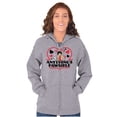 thumbnail image 1 of Betty Boop Anythings Possible Pun Zip Hoodie Sweatshirt Women Brisco Brands S, 1 of 6
