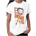 thumbnail image 1 of Betty Boop Athletic Football Player Short Sleeve Women's Graphic Tee Brisco Brands S, 1 of 6