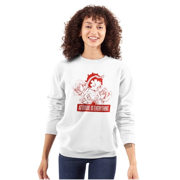 Betty Boop Attitude & Everything Women Plus Size Sweatshirt Brisco Brands 4X