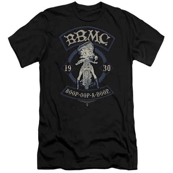 Betty Boop - B.B.M.C. - Premium Slim Fit Short Sleeve Shirt - Small