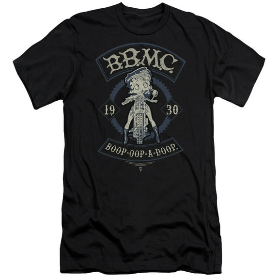 Betty Boop B.B.M.C. S/S Adult 30/1 T-Shirt Black