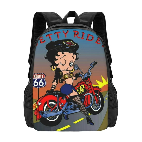 Betty Boop Backpack Travel Daypack Laptop Backpack For Men Women Hiking Travel