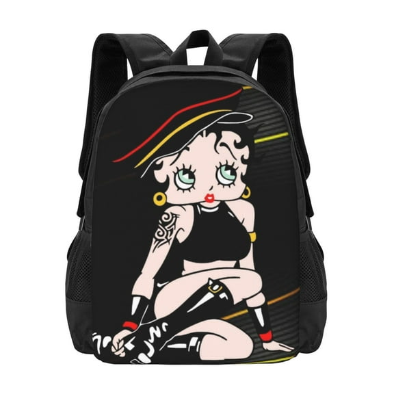 Betty Boop Backpack Travel Daypack Laptop Backpack For Men Women Hiking Travel