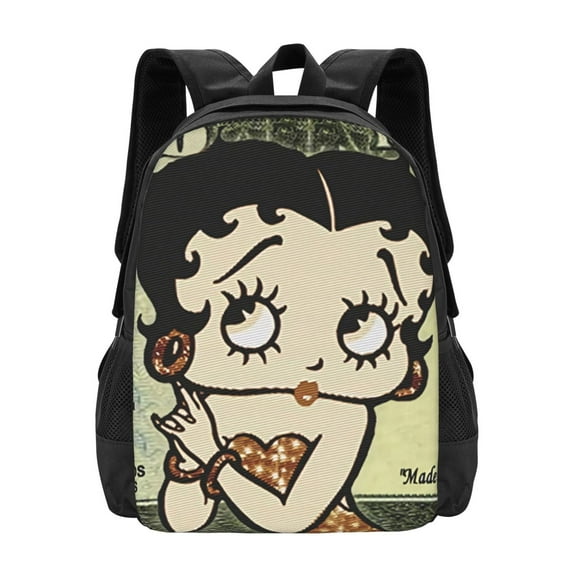 Betty Boop Backpack Travel Daypack Laptop Backpack For Men Women Hiking Travel