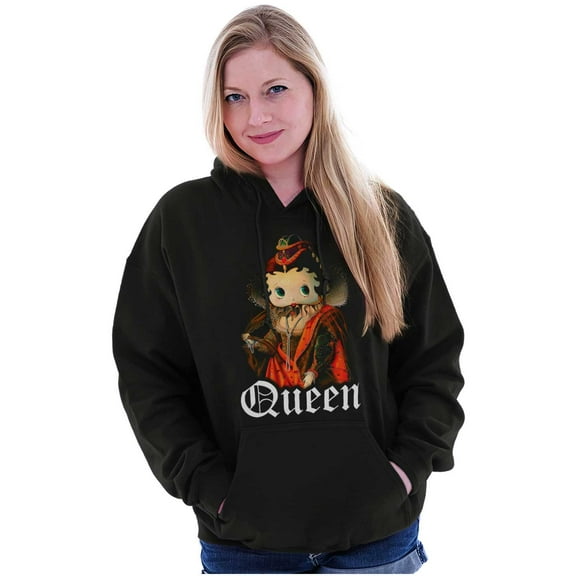 Betty Boop Baroque Queen Cartoon Hoodie Sweatshirt Women Brisco Brands S