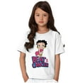 thumbnail image 1 of Betty Boop Beat Breast Cancer Ribbon Girls Kids T Shirt Tees Teen Brisco Brands X, 1 of 6