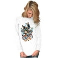 thumbnail image 1 of Betty Boop Biker American Eagle Women Plus Size Long Sleeve Tee Brisco Brands 2X, 1 of 5
