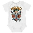 thumbnail image 1 of Betty Boop Biker BBMC Roses Tattoo Bodysuit Jumper Girls Infant Baby Brisco Brands 12M, 1 of 6