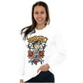 thumbnail image 1 of Betty Boop Biker BBMC Roses Tattoo Women's Long Sleeve T Shirt Brisco Brands X, 1 of 5