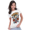 thumbnail image 1 of Betty Boop Biker BBMC Roses Tattoo Women's T Shirt Ladies Tee Brisco Brands S, 1 of 5